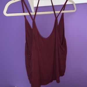 Rare Brandy Maroon Tank